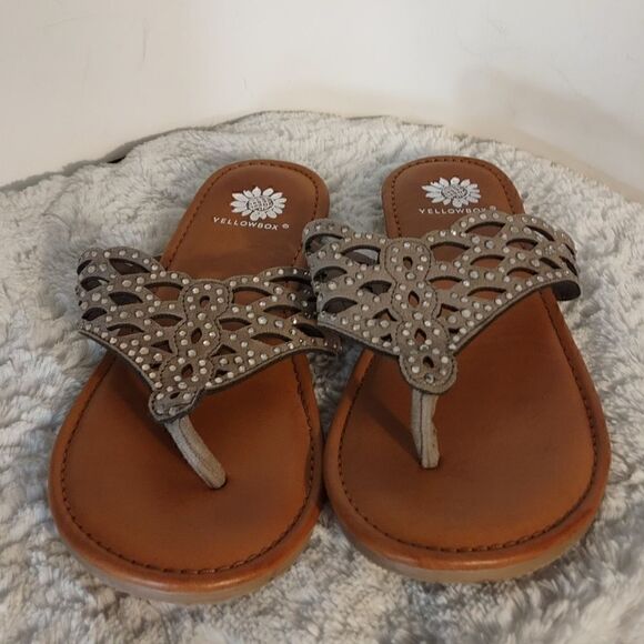 Yellow Box "Capricorn" Woman's Thong Sandals - Picture 1 of 6